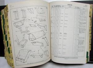 1963-1965 Cummins Diesel Engines Dealer Parts Books Catalog Set J C H NH Series