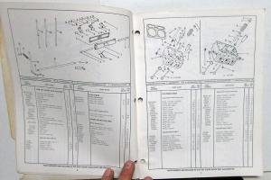 1970 Cummins Diesel Engine H-NH 743 Series Parts Catalog Book Bulletin 967108-A