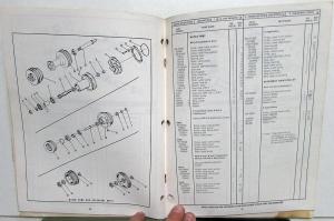 1970 Cummins Diesel Engine H-NH 743 Series Parts Catalog Book Bulletin 967108-A