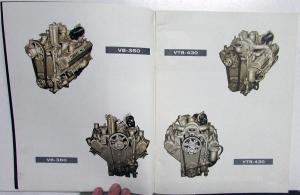 1963 Cummins V8 Diesel Engine Owners Operators Manual No 983550 W/Extras