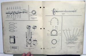 1958 Cummins NH 180 195 220 Diesel Engines Parts Book Catalog Bulletin 966789