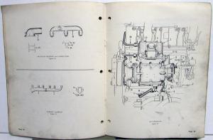 1958 Cummins NH 180 195 220 Diesel Engines Parts Book Catalog Bulletin 966789