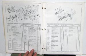 1970 Cummins Diesel Engine H NH 743 Series Dealer Parts Book Catalog 5 1/8 Bore