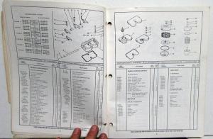 1970 Cummins Diesel Engine H NH 743 Series Dealer Parts Book Catalog 5 1/8 Bore