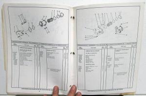 1970 Cummins Diesel Engine H NH 743 Series Dealer Parts Book Catalog 5 1/8 Bore