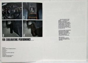 1967 Mercedes-Benz DB Auto Transmission and DB Power Steering Sales Brochure