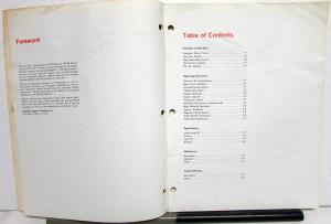 1965 Cummins Diesel V6-140 & V8-185 Series Engines Owners Operators Manual