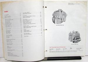 1965 Cummins Diesel V6-140 & V8-185 Series Engines Owners Operators Manual