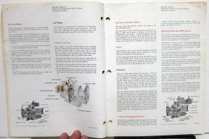 1965 Cummins Diesel V6-140 & V8-185 Series Engines Owners Operators Manual