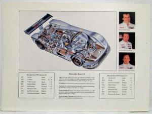 1990 Mercedes-Benz Silver Arrows Racing Promotional Brochure