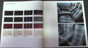 1989 Porsche Dealer Color and Trim Sales Brochure Original 944 S2 Turbo