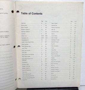 1972 Cummins V-504 Diesel Engines Parts Catalog Book Bulletin 967144-B