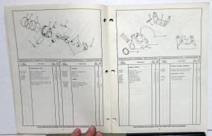 1972 Cummins V-504 Diesel Engines Parts Catalog Book Bulletin 967144-B