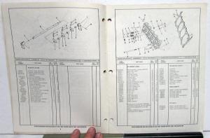 1972 Cummins V-504 Diesel Engines Parts Catalog Book Bulletin 967144-B