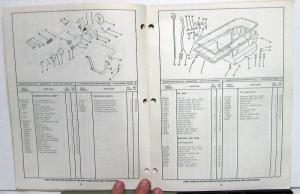 1972 Cummins V-504 Diesel Engines Parts Catalog Book Bulletin 967144-B