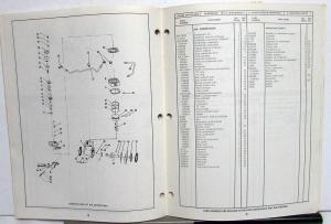 1972 Cummins V-504 Diesel Engines Parts Catalog Book Bulletin 967144-B