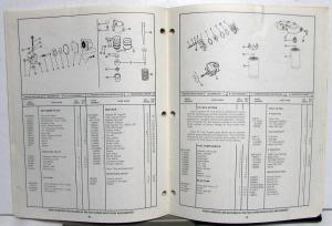 1972 Cummins V-504 Diesel Engines Parts Catalog Book Bulletin 967144-B