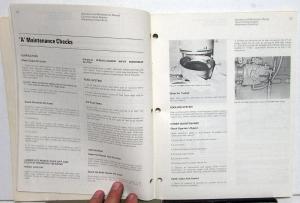 1972 Cummins Diesel Engines Owners Operation & Maintenance Manual Industrial