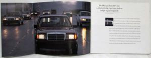 1991 Mercedes-Benz 300 Class Prestige Sales Brochure
