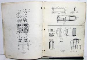 1959 Cummins NHS NHRS Diesel Engines Parts Book Catalog Bulletin 966787