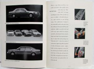 1992 Mercedes-Benz Model Line Sales Brochure