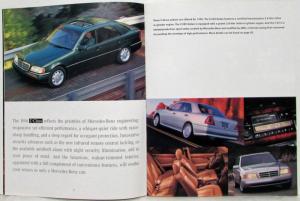 1996 Mercedes-Benz Full Line Sales Brochure