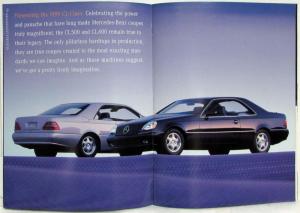 1999 Mercedes-Benz CL-Class Sales Brochure V8 CL500 V12 CL600