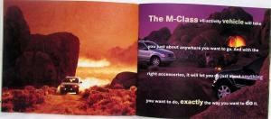 1999 Mercedes-Benz M-Class Accessories Sales Brochure