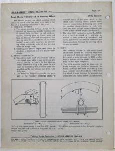 1953-1954 Lincoln Mercury Division Service Bulletins Lot