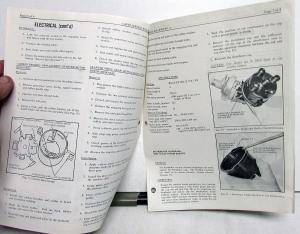 1970 Lincoln Mercury Division of Ford Capri Technical Service Bulletin No 2