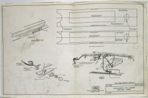 1968 Ford Mercury Model 71 Installation Kit Speaker Rear Seat Stereo IS 2836