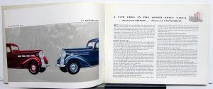 1937 Packard Six & 120 Dealer Sales Brochure Large Original Sedan Coupe Rare