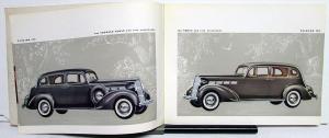 1937 Packard Six & 120 Dealer Sales Brochure Large Original Sedan Coupe Rare