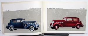 1937 Packard Six & 120 Dealer Sales Brochure Large Original Sedan Coupe Rare