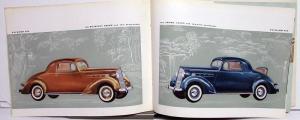 1937 Packard Six & 120 Dealer Sales Brochure Large Original Sedan Coupe Rare