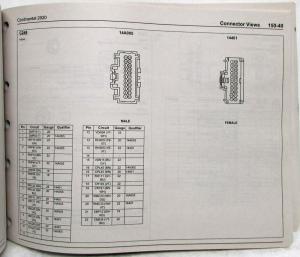 2020 Lincoln Continental Electrical Wiring Diagrams Manual