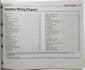 2021 Lincoln Nautilus Electrical Wiring Diagrams Manual