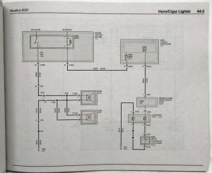 2021 Lincoln Nautilus Electrical Wiring Diagrams Manual