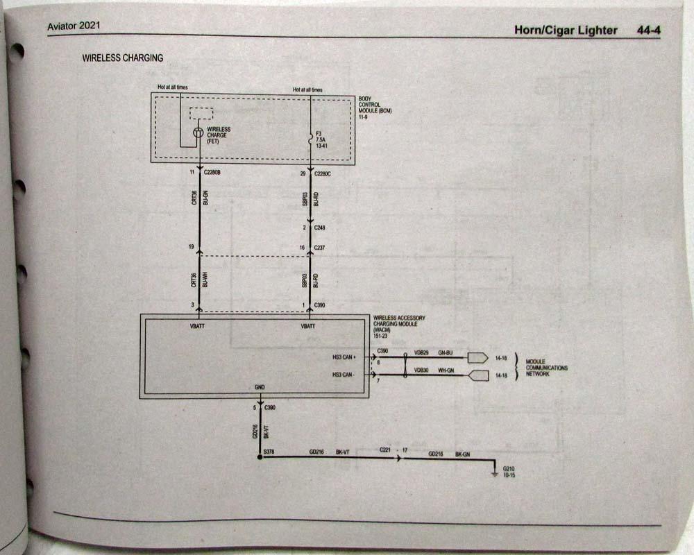 Lincoln Aviator Electrical Wiring Diagrams Manual