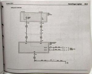 2021 Lincoln Aviator Electrical Wiring Diagrams Manual