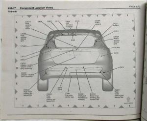 2017 Ford Focus RS Electrical Wiring Diagrams Manual