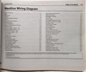 2019 Lincoln Nautilus Electrical Wiring Diagrams Manual