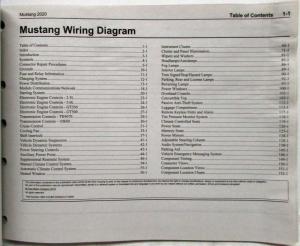 2021 Ford Mustang / GT350 / GT500 Electrical Wiring Diagrams Manual