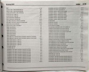 2021 Ford Mustang / GT350 / GT500 Electrical Wiring Diagrams Manual