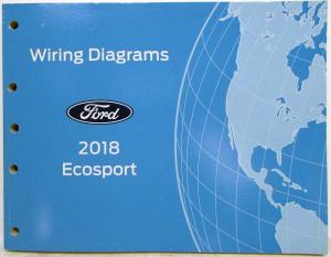 2018 Ford EcoSport Electrical Wiring Diagrams Manual