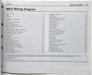 2015 Lincoln MKX Electrical Wiring Diagrams Manual