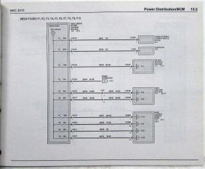 2015 Lincoln MKC Electrical Wiring Diagrams Manual