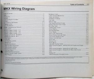 2016 Lincoln MKX Electrical Wiring Diagrams Manual