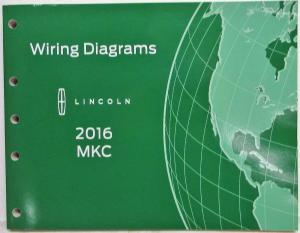 2016 Lincoln MKC Electrical Wiring Diagrams Manual