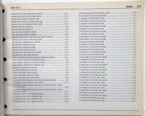 2012 Lincoln MKS Electrical Wiring Diagrams Manual